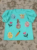 Puff sleeve Easter tee shirt (youth)