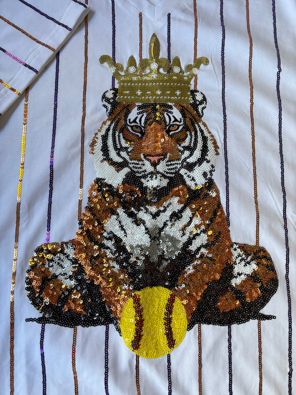 Batter up softball tiger tee