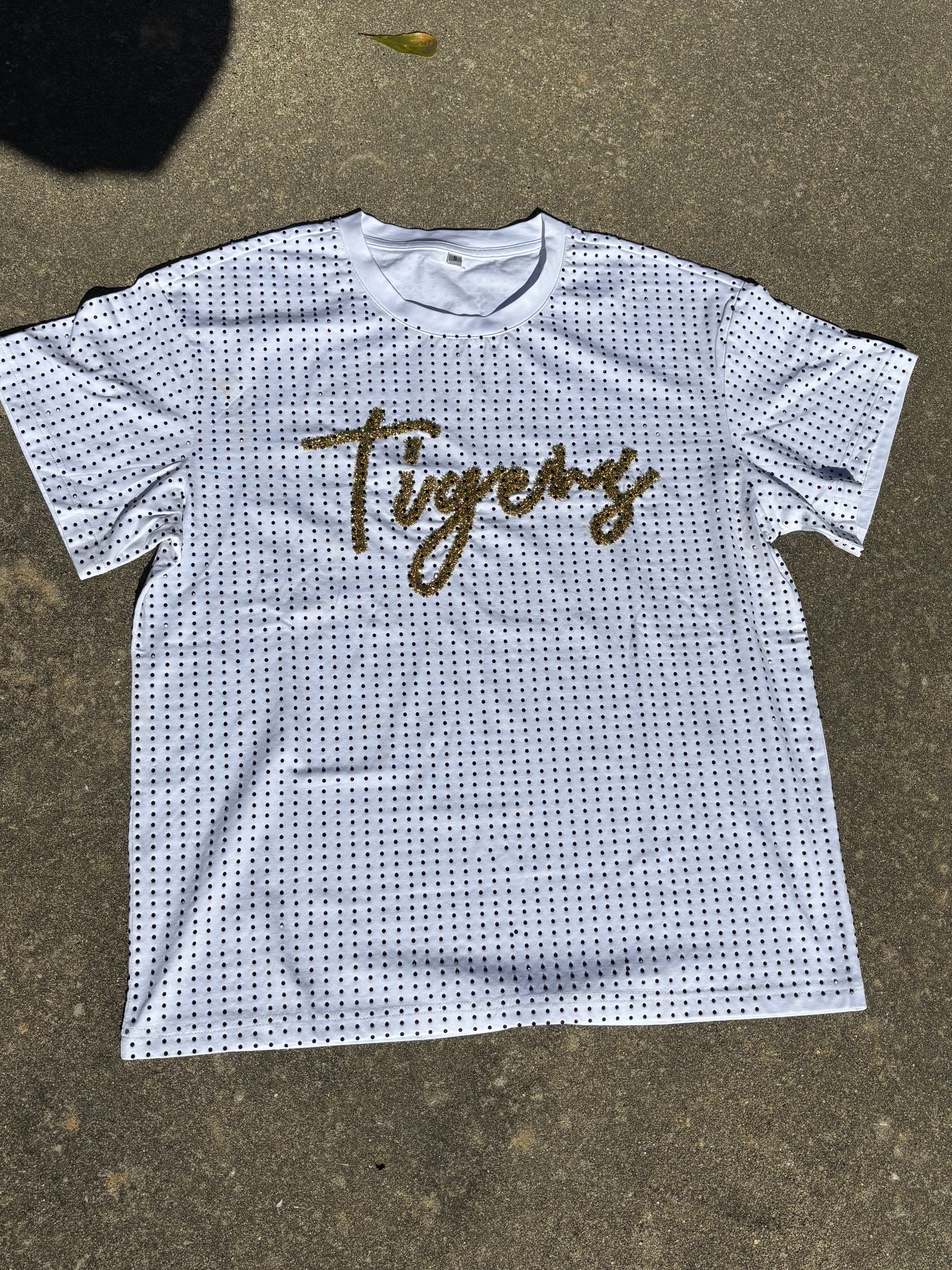 Jeweled Tinsel Tigers tee