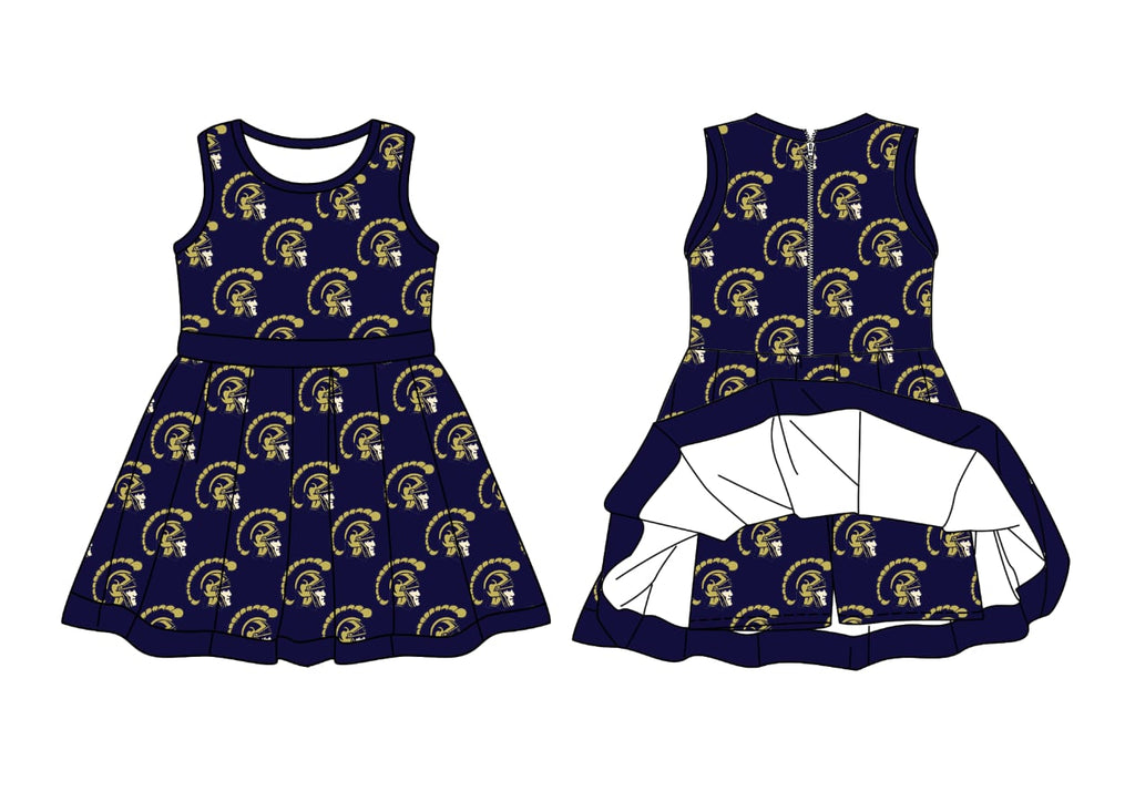 Navy Trojan takeover athletic dress