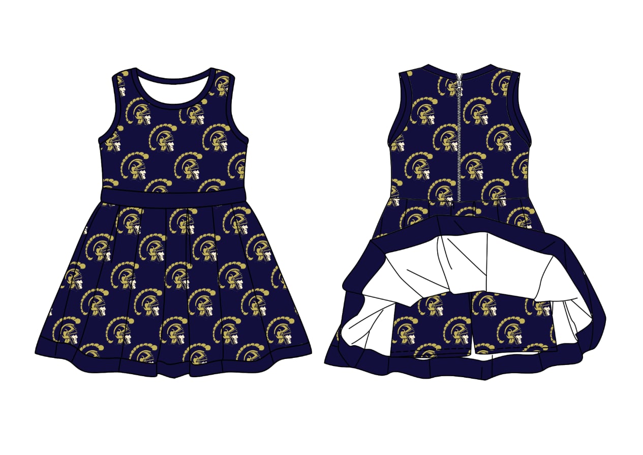 Navy Trojan takeover athletic dress