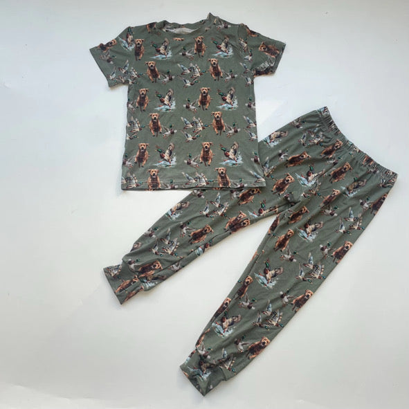 Boys Bamboo duck pajamas