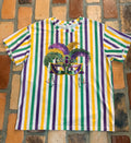 Striped Mardi Gras Mask Mania