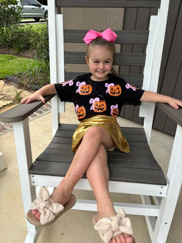 Pretty pumpkin tee (youth)