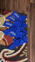 Blue Jay hair bow