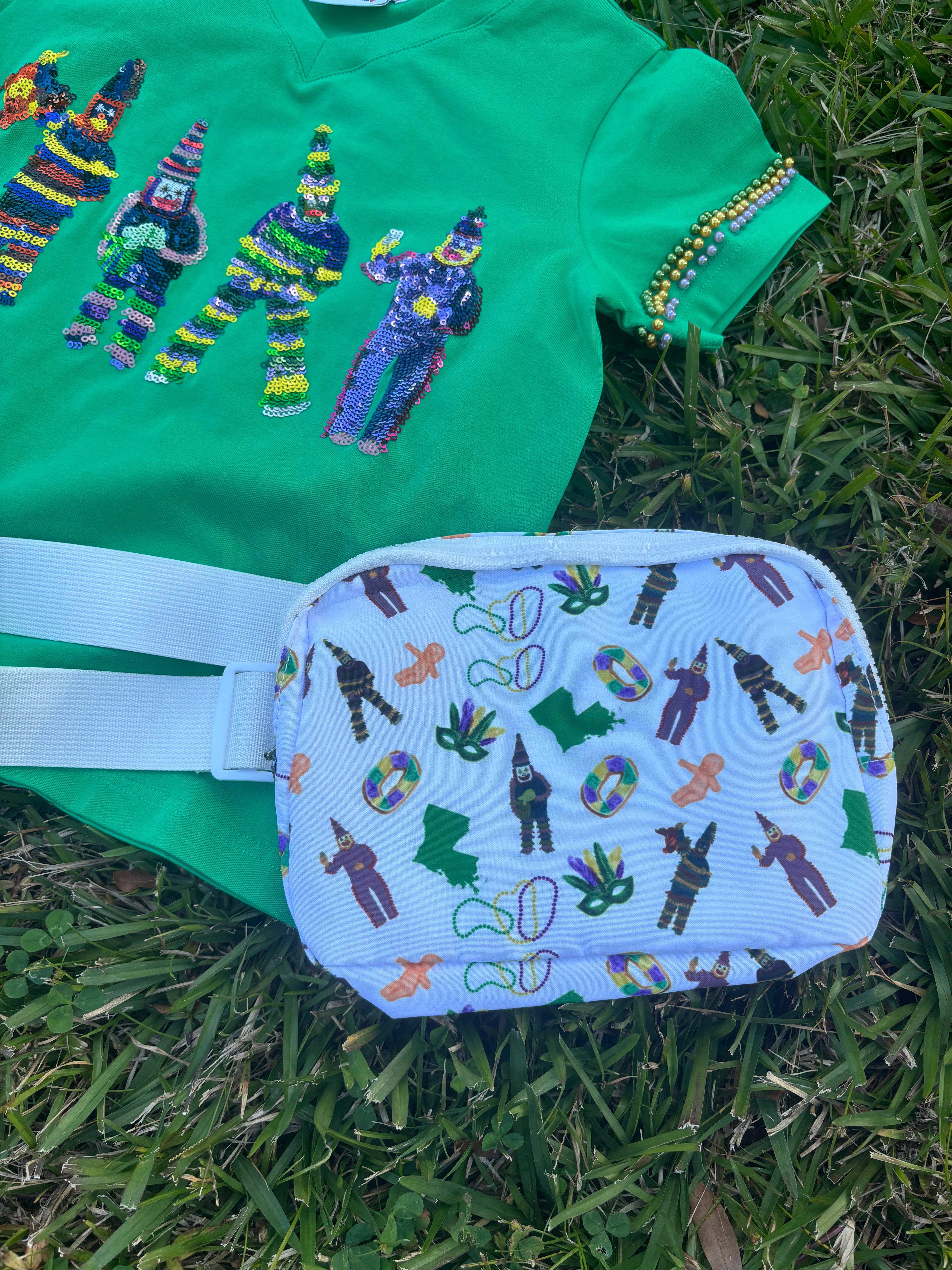 Mardi Gras crossbody