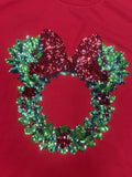 Youth magic inspired Christmas wreath tee (pre-order)
