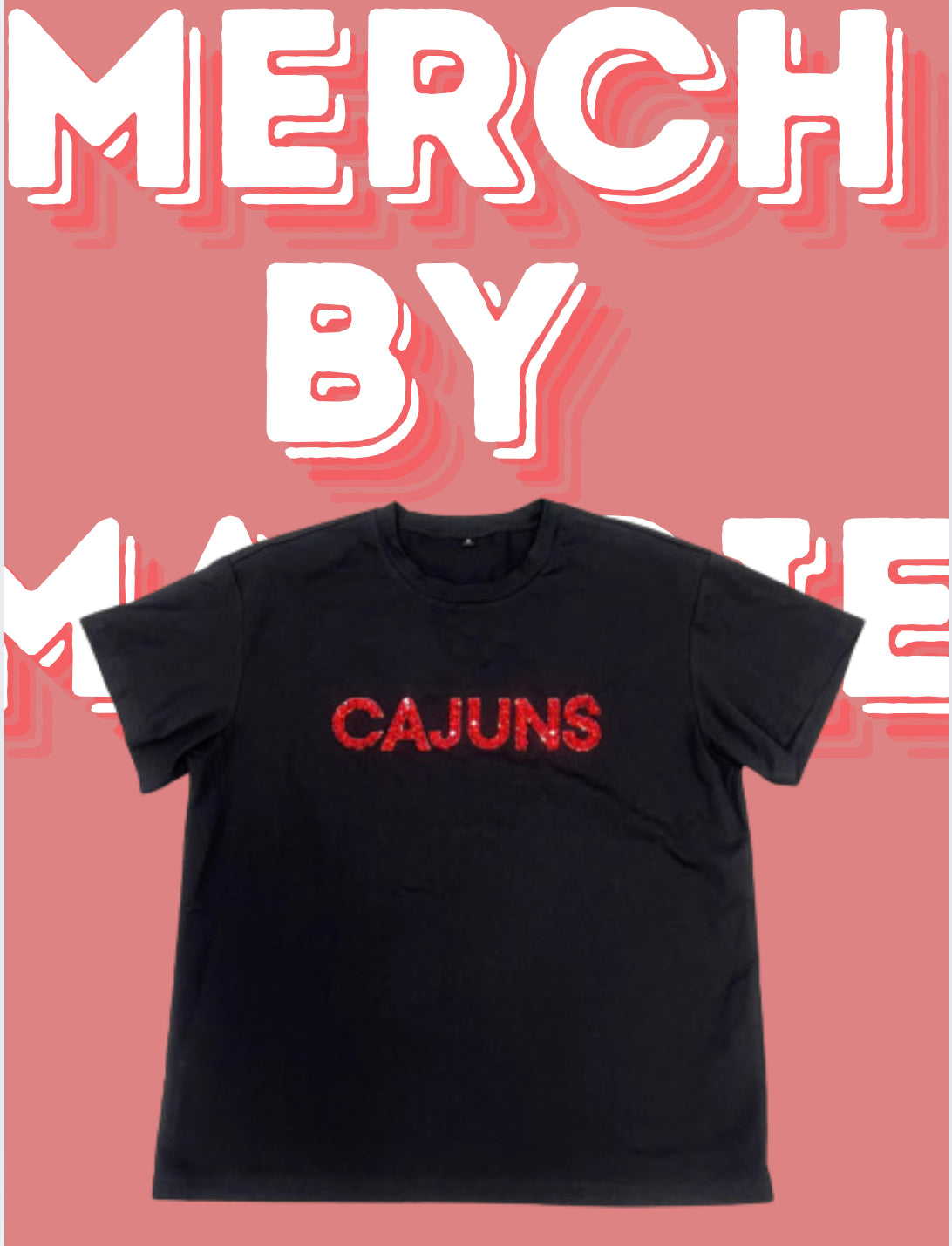 Jeweled Cajuns spirit tee