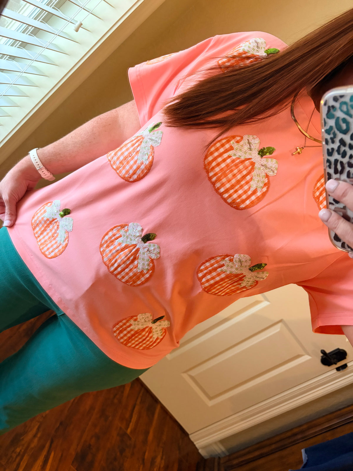 Funky Fall pumpkin tee