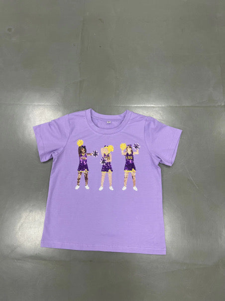 Youth Poms up Tiger tee (pre-order)
