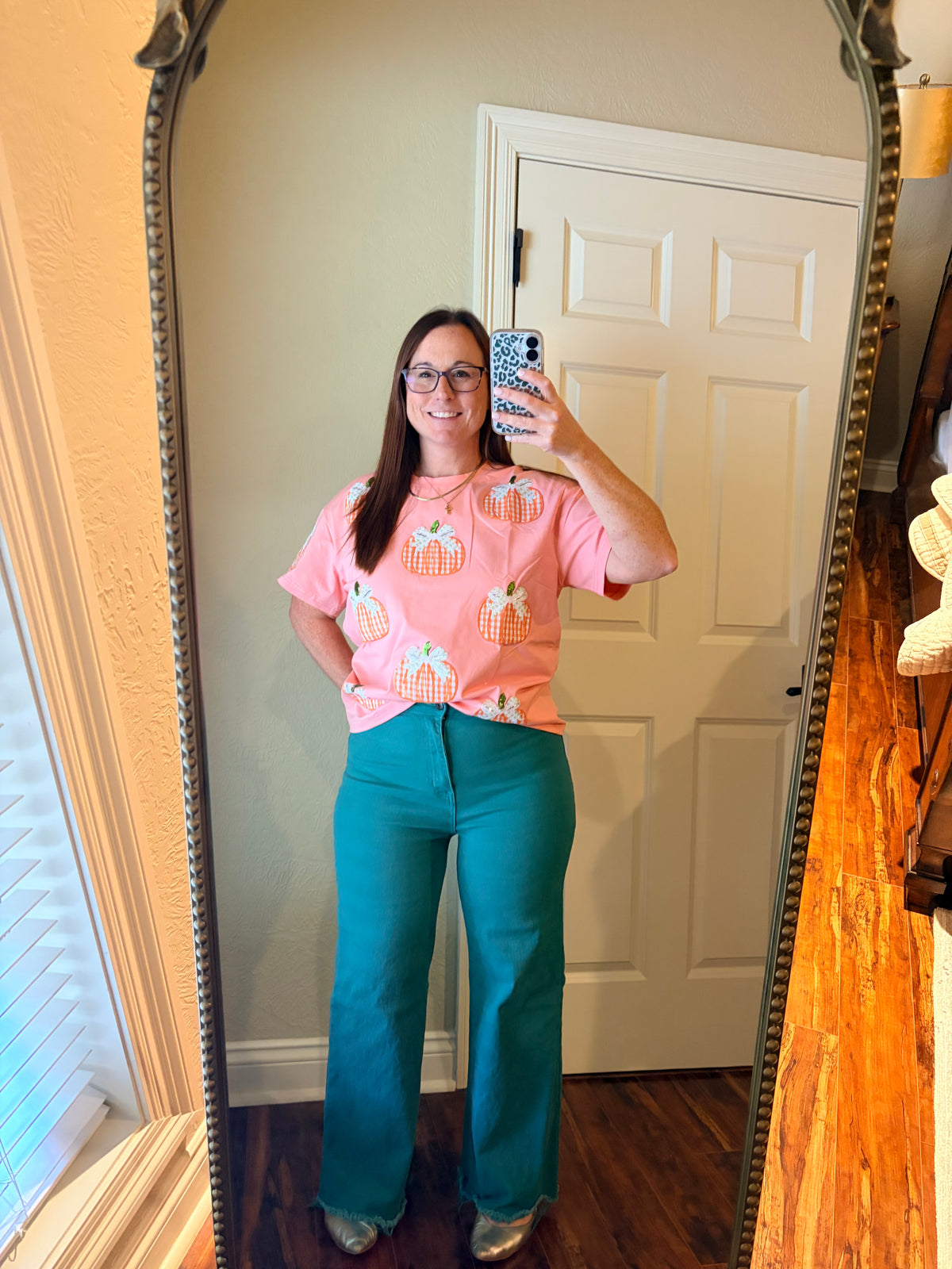 Funky Fall pumpkin tee