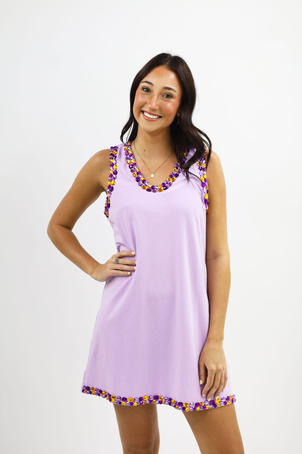 Gameday Glitz jeweled dress