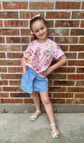 Youth Bunny in Bloom sequins tee