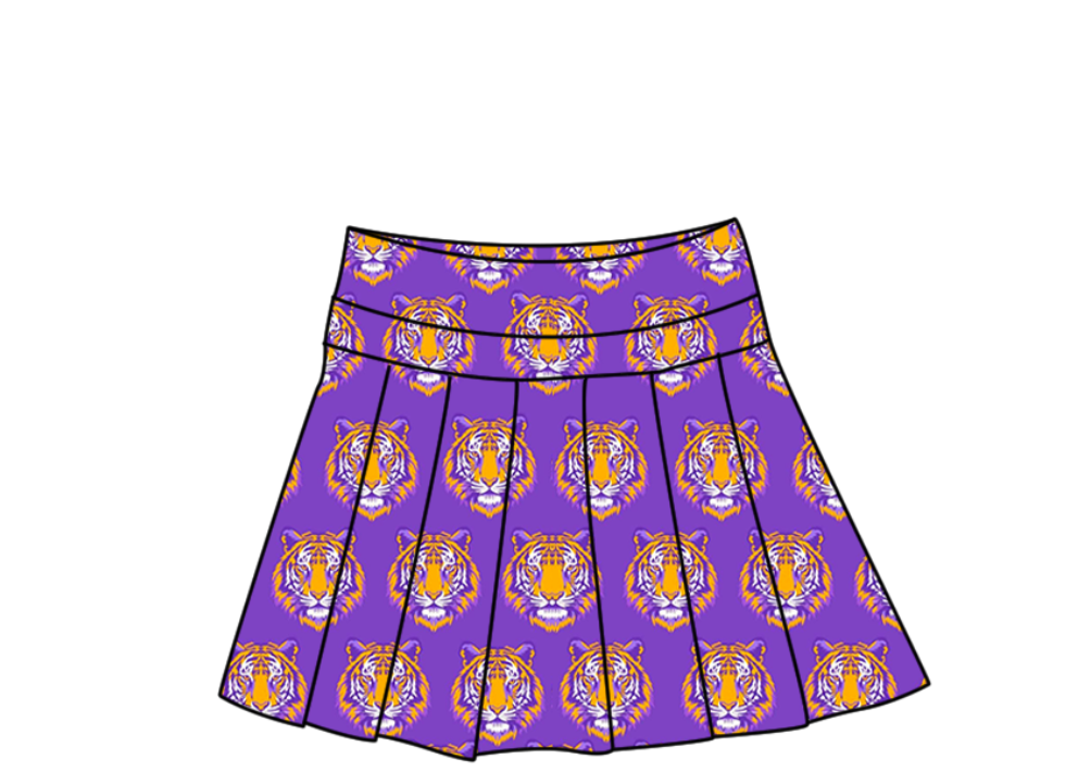 Tiger athletic skirt (youth) pre-order