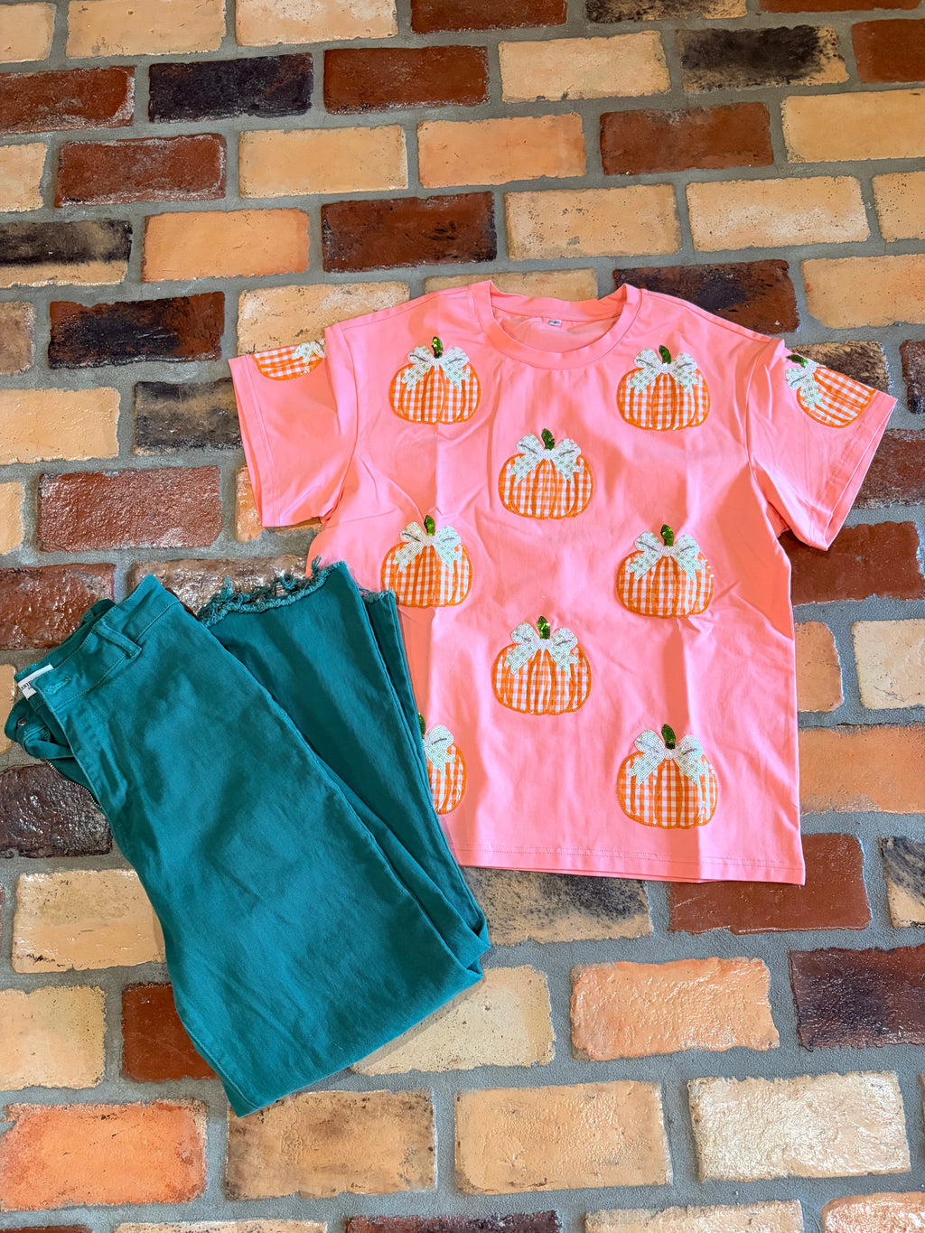 Funky Fall pumpkin tee
