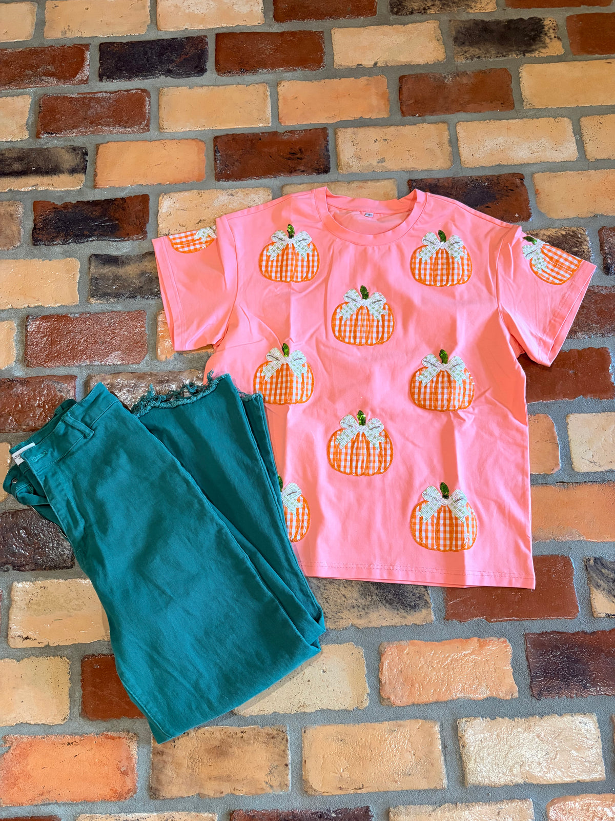 Funky Fall pumpkin tee
