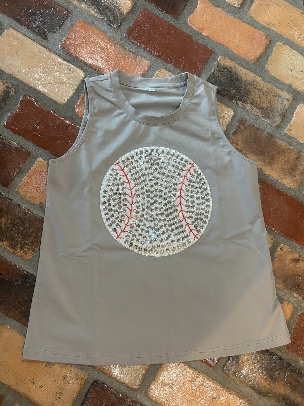 Bling and Bombs baseball jeweled tank