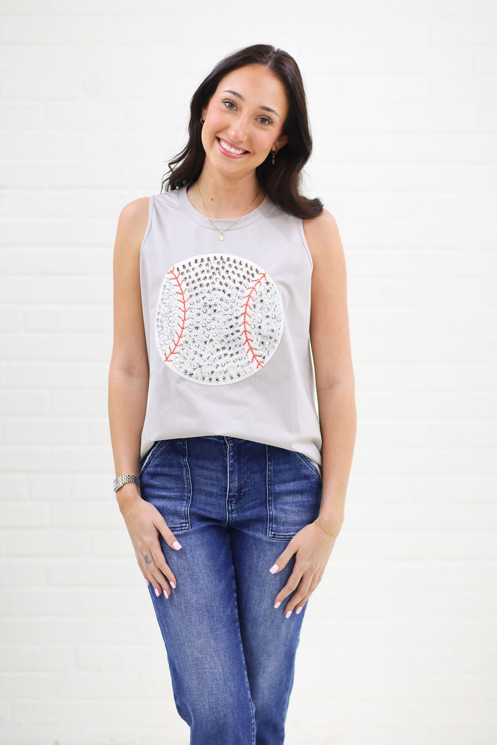 Bling and Bombs baseball jeweled tank