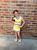 Geaux time cheer uniform (Pre-order)