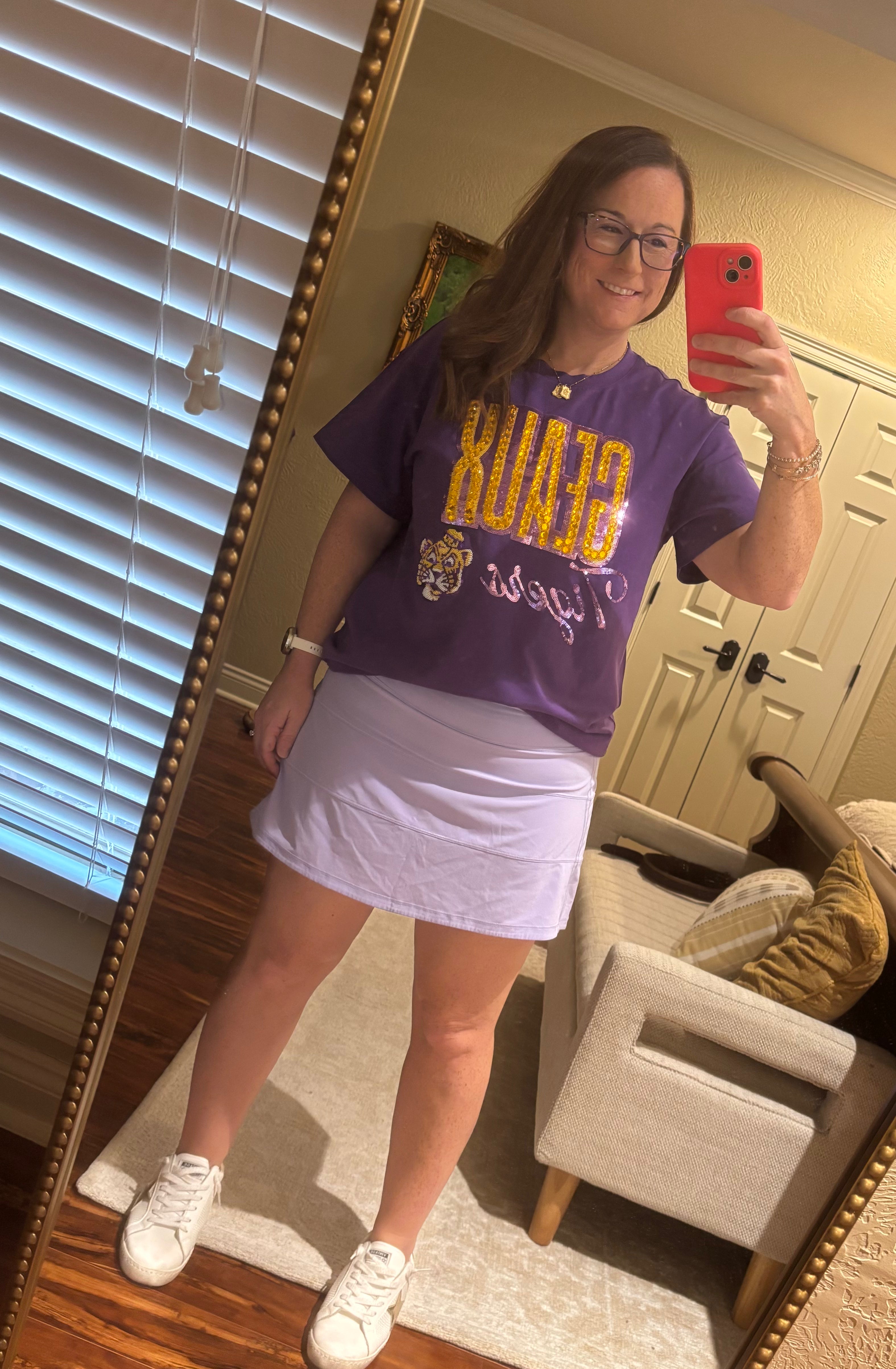 Officially Licensed GEAUX TIGERS jeweled tee