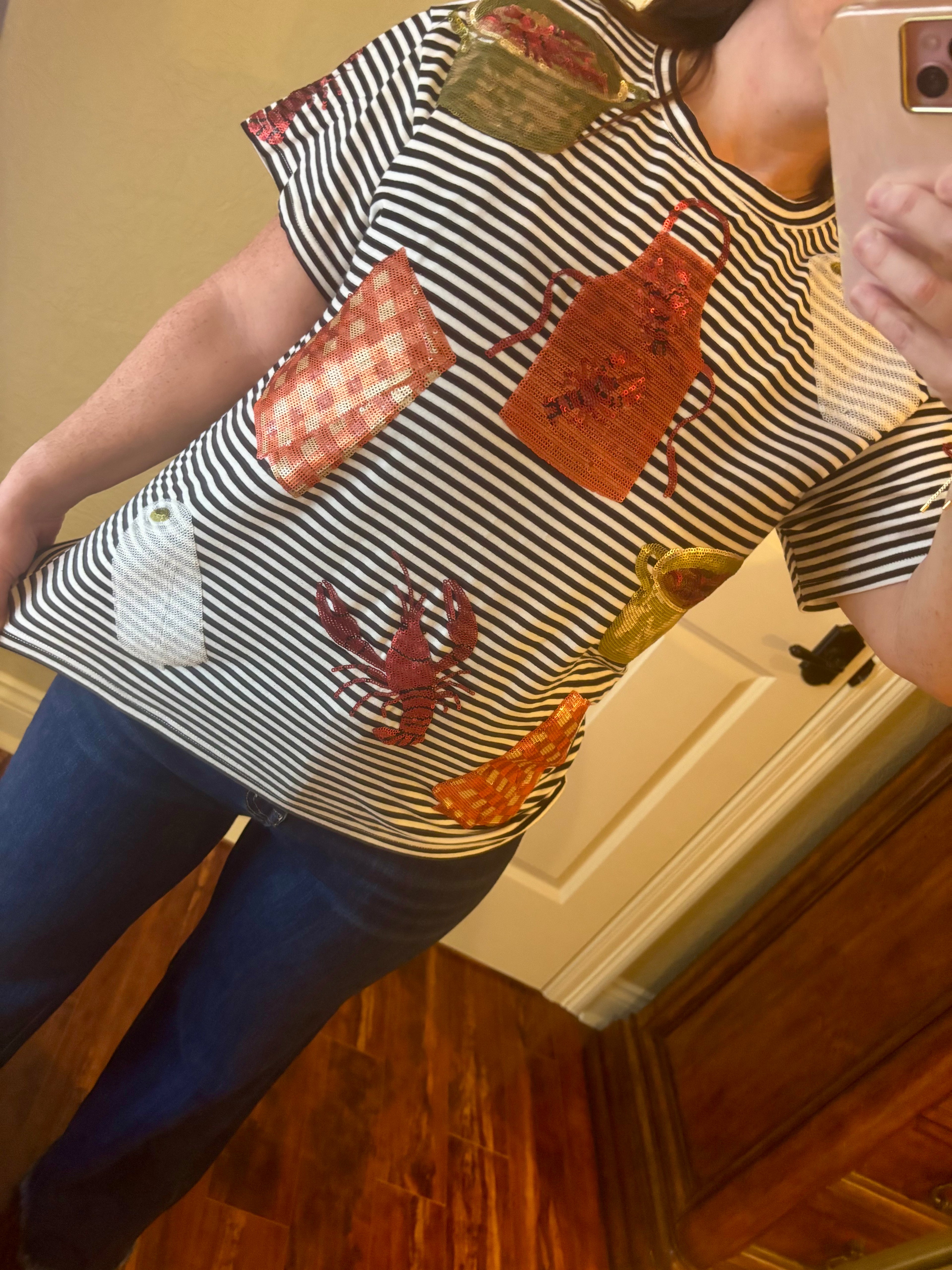 Crawfish boil essentials tee