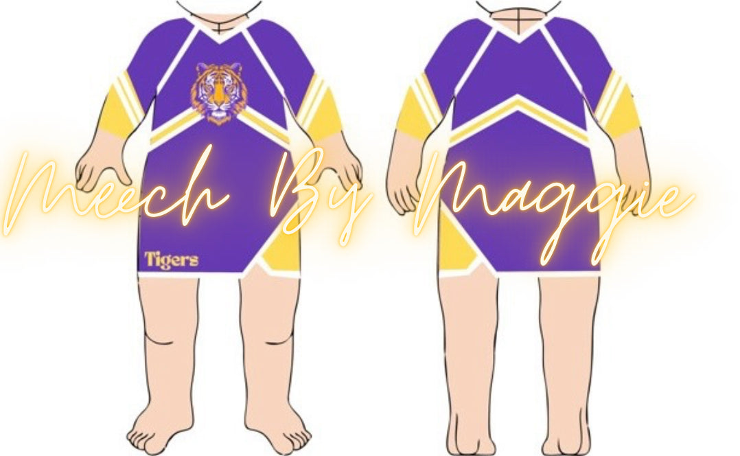 18” doll cheer uniform