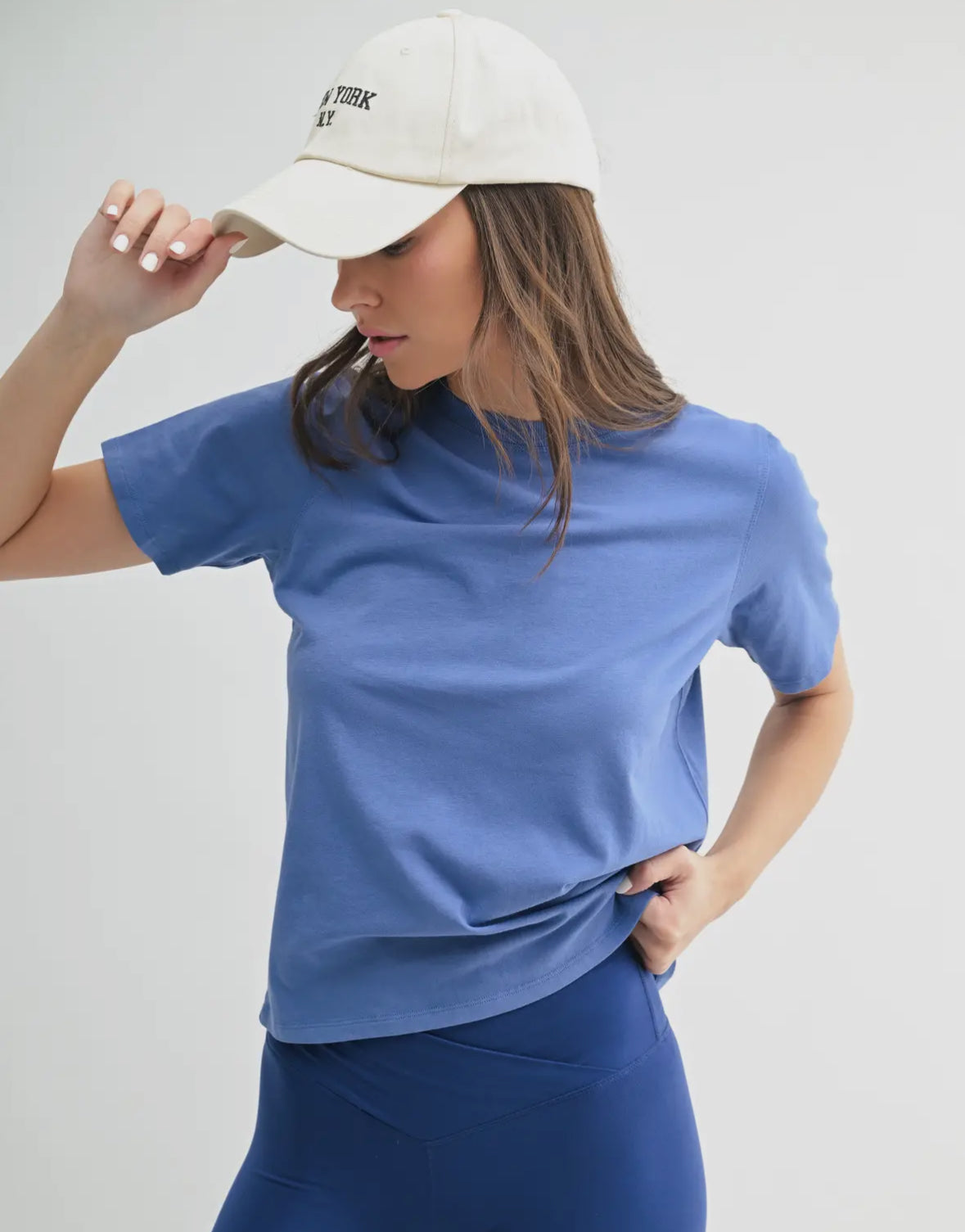 Light blue basic tee