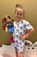 Blue Jay milk silk youth pajamas