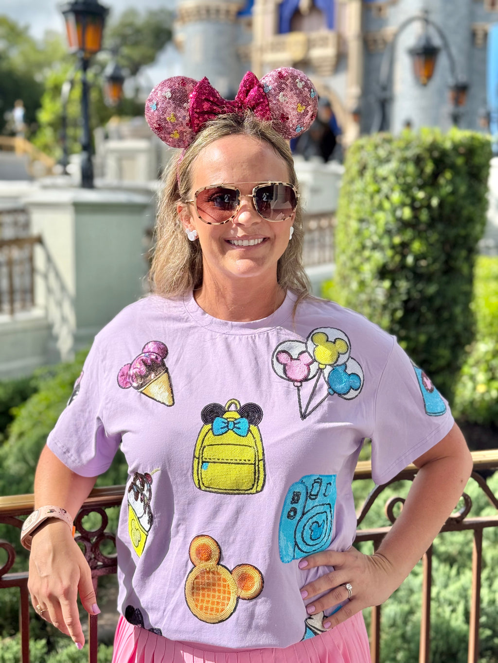 Purple magic tee
