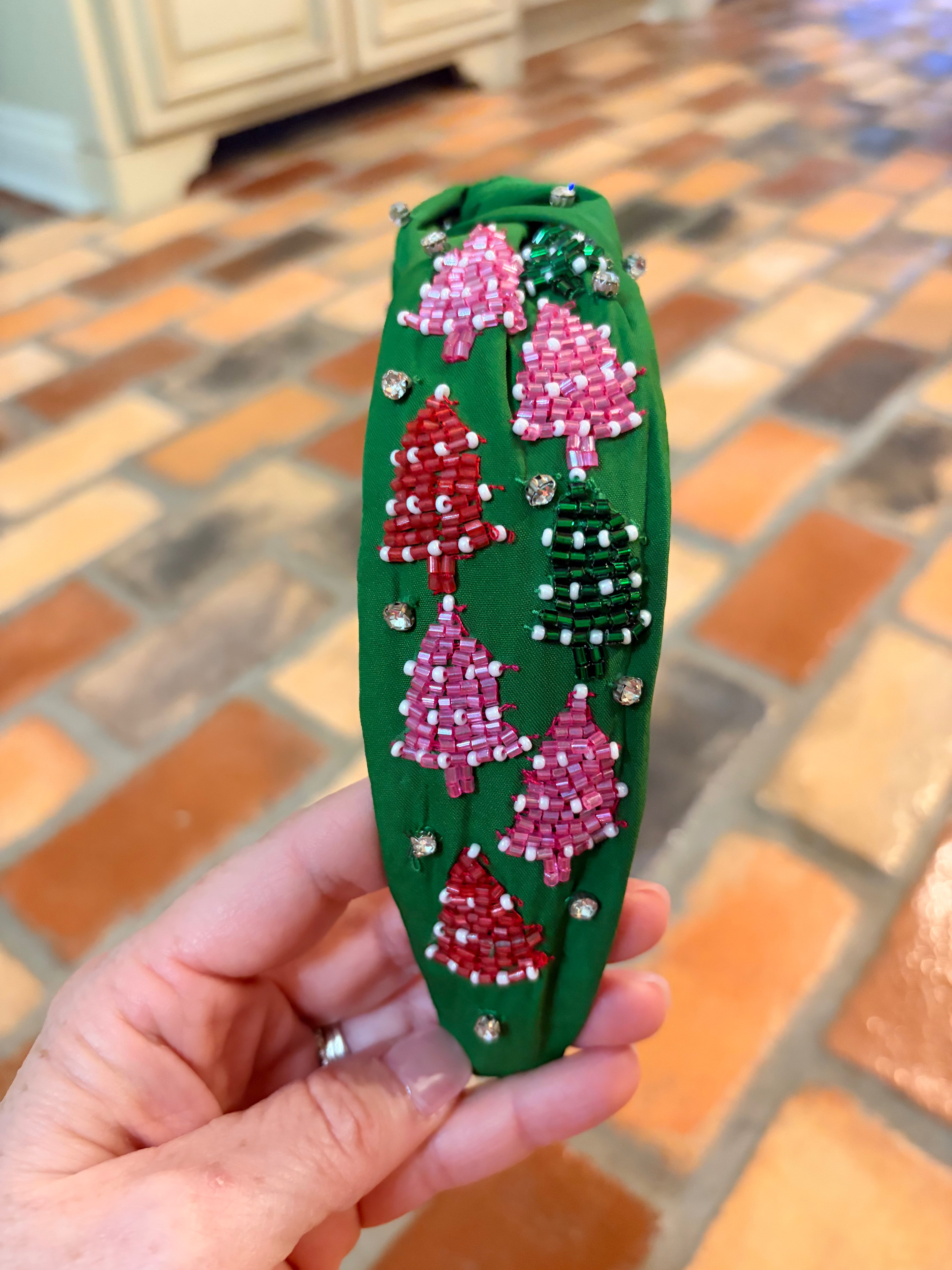 Fancy trees beaded headband