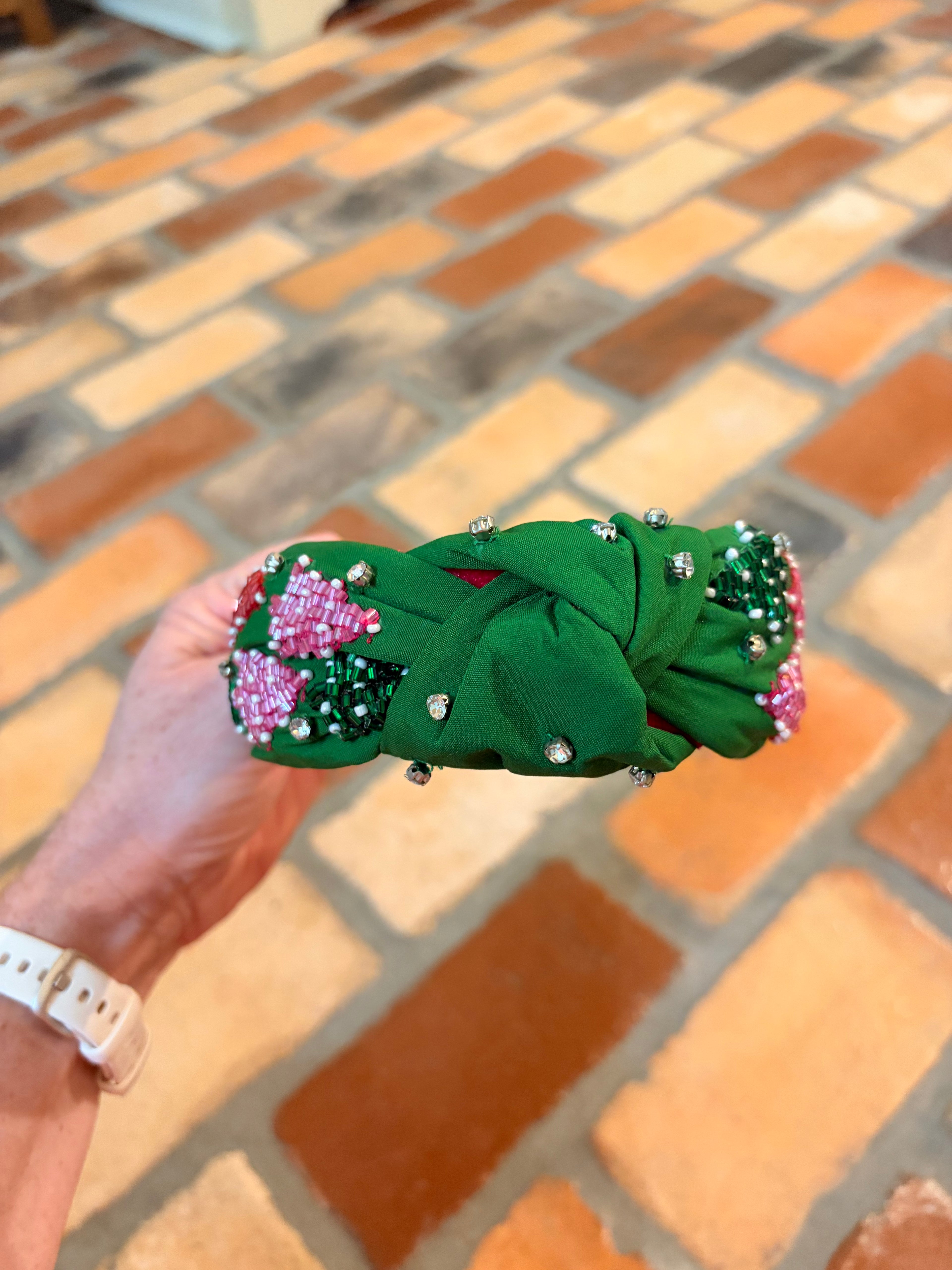Fancy trees beaded headband