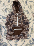 Deer camo 1/2 zip hoodie