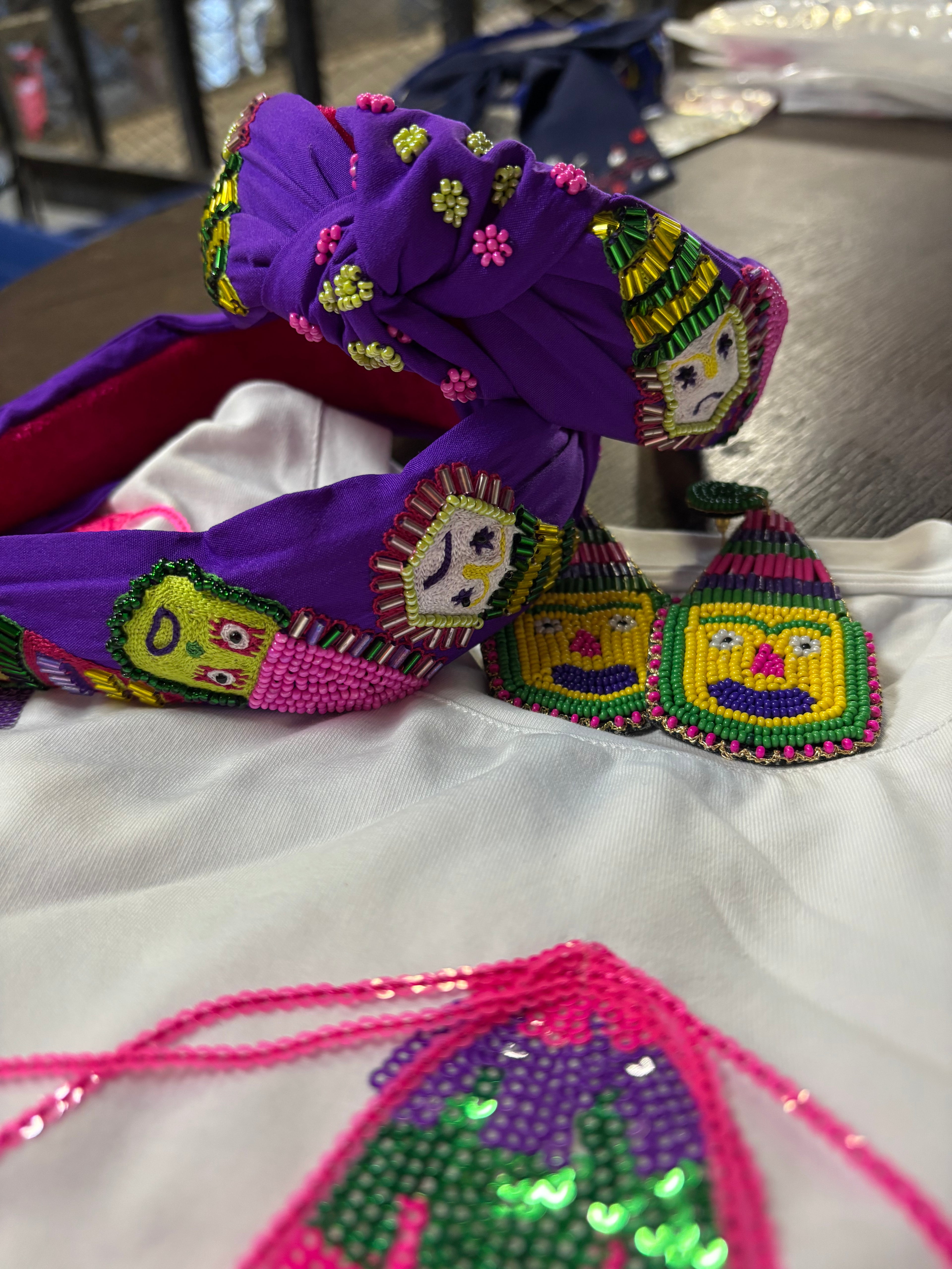 Mask headband