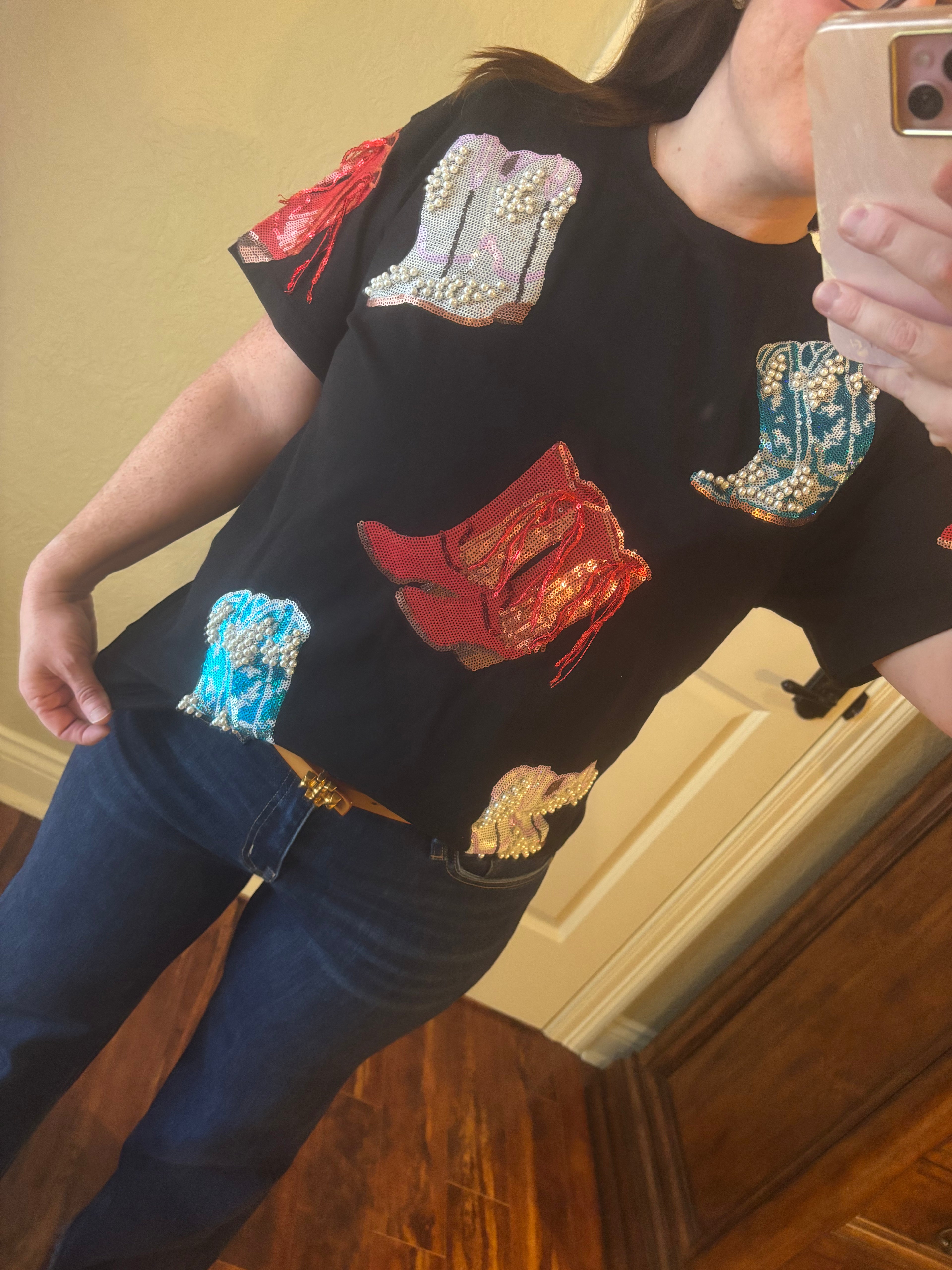 Cowgirl up tee