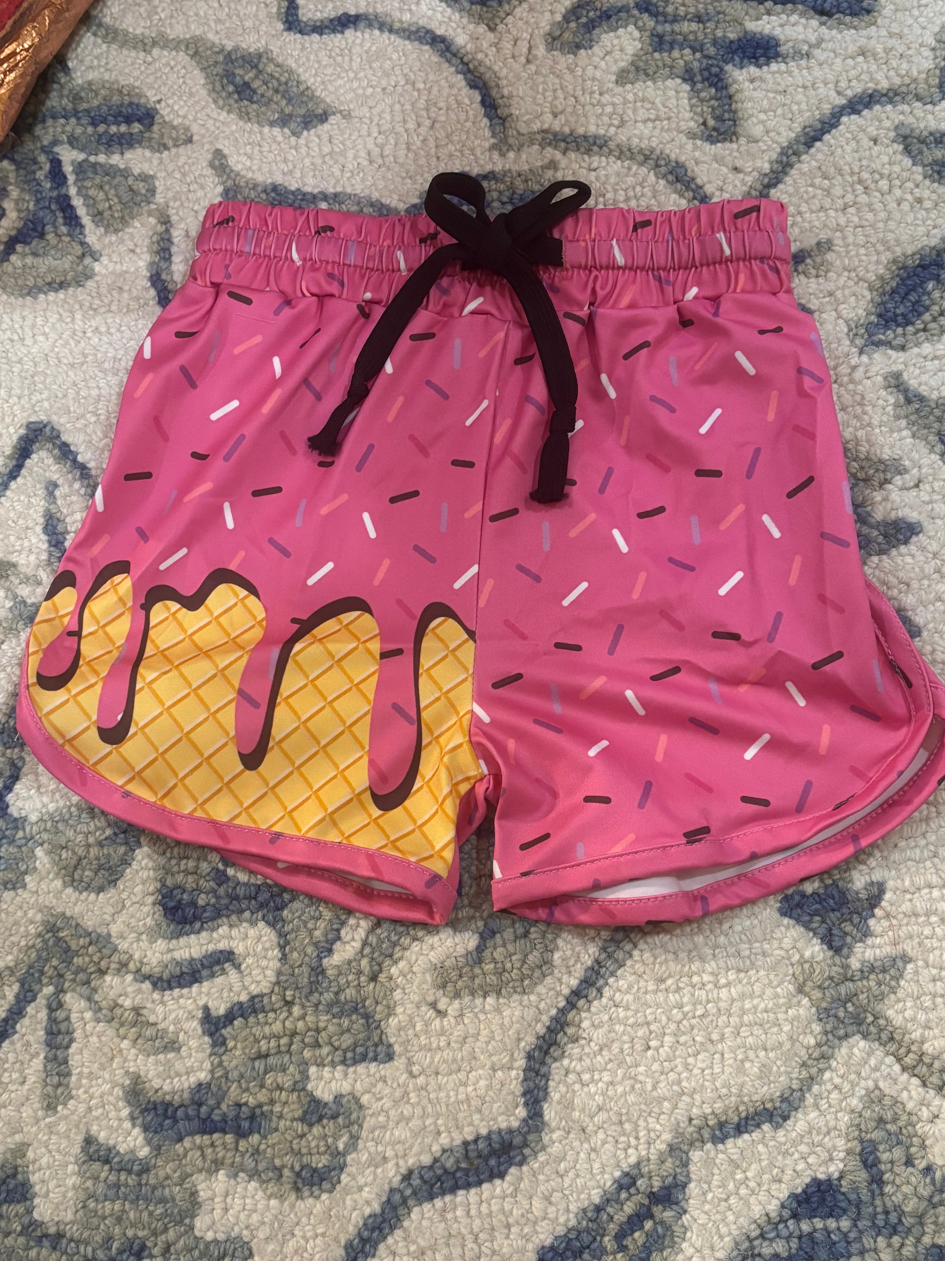 Girls drip shorts