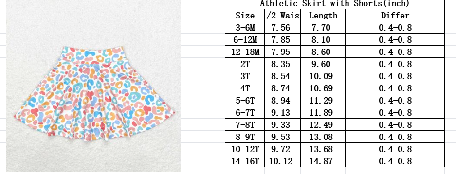 Trojan athletic skirt (youth) pre-order